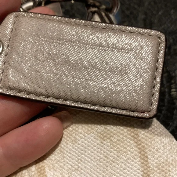 Coach Kristen Iridescent Sequins Tan Shoulder Bag Purse✨✨ - Picture 9 of 10